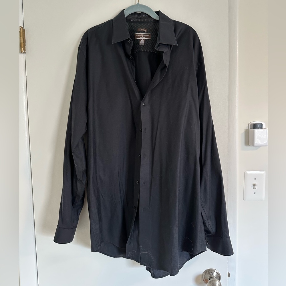 Joseph Abboud Men's Black Dress Shirt